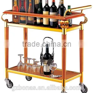 Royal Fashion Hotel Gold Wine Trolley thumbnail-2