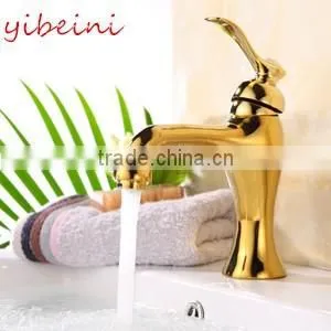 5 Star Hotel Gold Faucets, Bathroom China Factory Price Faucet thumbnail-1