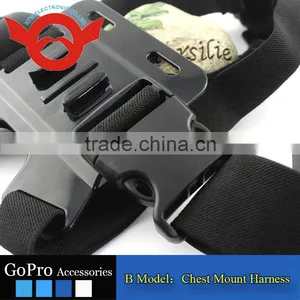 A Model: Chest Body Strap for GoPro Hero 2/3/3+/4/4 Session Shape the Same as Original One thumbnail-2