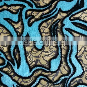 Jacquard Velvet Coverings Fabric for Sofas thumbnail-1