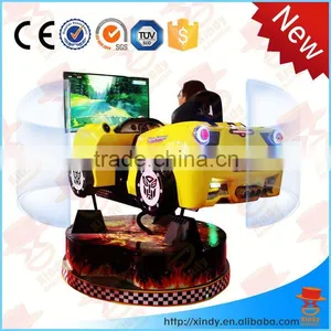 2015 New Electric Platform Fiberglass f1 Racing Car Race Simulator With 3 Screens thumbnail-5
