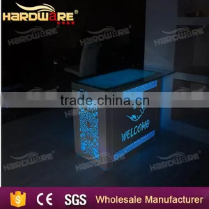 Event Small LED Reception Counter Table Design for Hotel or Wedding thumbnail-4