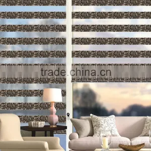 DISCOUNT HIGH-QUALITY JACQUARD ZEBRA BLINDS SHADE FABRIC thumbnail-1