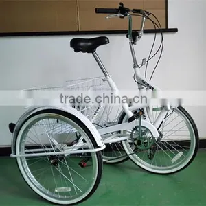 24 Inch 6-Speed Folding Tricycle thumbnail-3