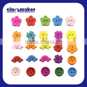 15mm Fashion DIY Wooden Button thumbnail-6
