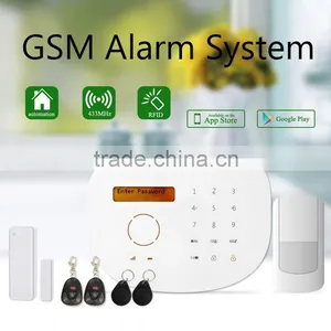 Wireless Alarm System GS-S2G Can Work With Wired Sensors, APP Control Control Smart Sockets Gsm Alarm System thumbnail-1