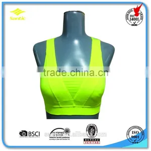 80/20 Polyamid/sapandex Ladies Running Sports Bra thumbnail-1