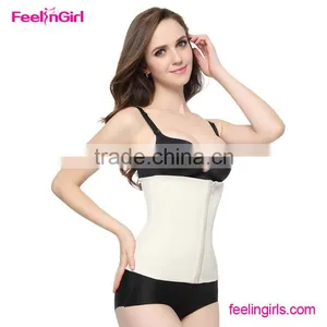 Wholesale Beige Clip And Zip Waist Cincher Corsets thumbnail-4