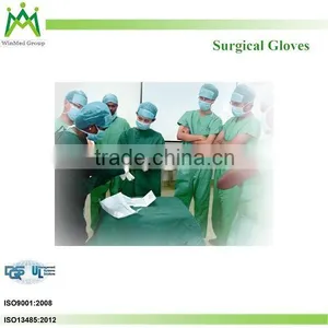5 Fingers Sterile Latex Surgical Gloves thumbnail-4