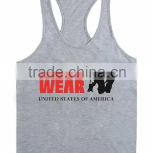 Wholesale Clothing 2014 Blank y Back Sexy Men Sportswear Gym Singlets thumbnail-1