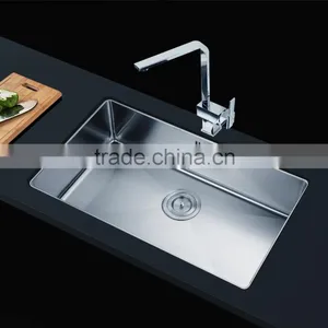 18 Gauge Radius 8 Single Big Bowl Steel Handmade Sink thumbnail-2