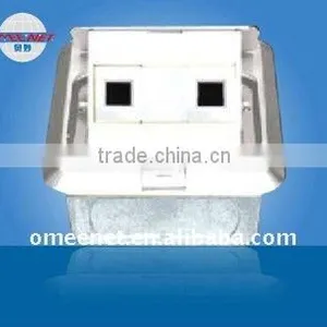 2 Gang Anpu Computer Zinc Ally Pop-up Floor Socket Box thumbnail-1