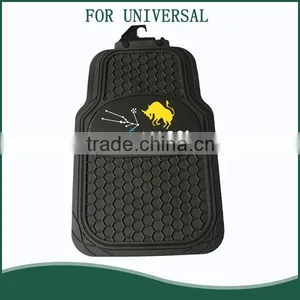 Universal Fit 4-Piece Full Set Ridged Heavy Duty Rubber Floor Mats thumbnail-5