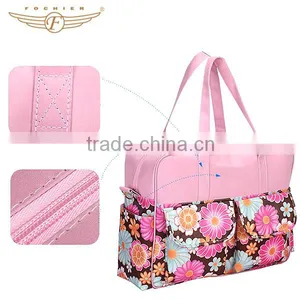 Best Colorful Printed Multi-function Baby Diaper Bag Quality Choice thumbnail-3