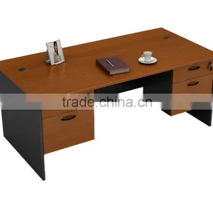 Discount Bow Front Contemporary Executive Desk With Mobile Pedestal thumbnail-3