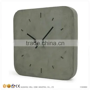 Home Decor Cement Product Modern Desk Clock thumbnail-5