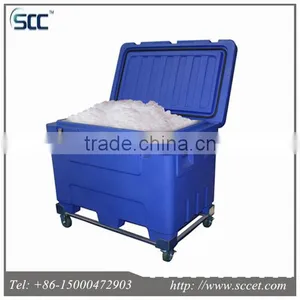 Rotational LLDPE Dry Ice Chilly Box With Wheels for Storing Dry Ice thumbnail-2