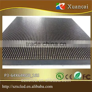 P3-64x64RGB (19.2X19.2CM) Indoor P3(3IN1) Full Color SMD Unit Board 16scanning 75 HUB p3 Led Module thumbnail-3