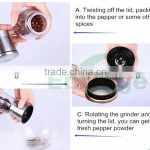 High Quality Spice Grinder for Kitchen Usage, Sea Salt and Chilli Grinder thumbnail-2