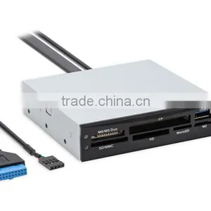 Aluminus 3.5" Internal Card Reader With USB 3.0 Port 6 Slot Card Reader thumbnail-1