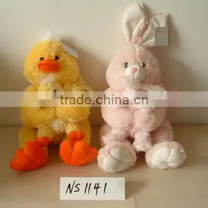 Lovely&beautiful Soft Stuffed Plush Valentine Rabbit With Bowknot for Valentine Festival thumbnail-3
