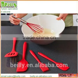 Whosale Kitchen Utensils Food Grade Approved Silicone Spatula Set For Baking thumbnail-2