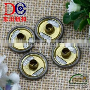 15MM Casual Fastener Twill Design Press Metal Snap Button for Casual Clothing thumbnail-6