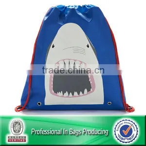Lead-free 100% Recycled 210D Polyester Gym Drawstring Bag thumbnail-5