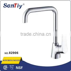Bathroom Basin Cross Handle Chrome Kitchen Mixer Faucets Mixer Taps thumbnail-4