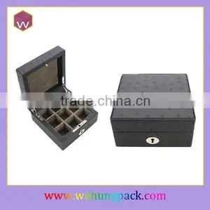 Leather Watch Cufflink Packaging Box, Make Your Own Cufflinks Box thumbnail-1