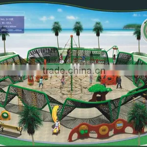 EN1176 Certified Combined Large Outdoor Climbing Playground Equipment thumbnail-1