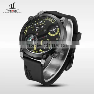 WEIDE Luxury Brand Military Quartz Watch Silicone Strap Compass Function Clock Men Sports Watch Relogio Masculino Men's Watches thumbnail-5
