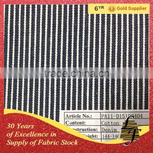 Stock Stripes Cotton Stretch Denim Fabric P3F4-D15102403 thumbnail-2