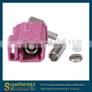 Fakra RA Connector Key Code H Violet for Radio Controlled Keyless Heating thumbnail-1
