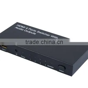 4x1 HDMI Switcher With Toslink & Digital Coaxial Audio Output thumbnail-1
