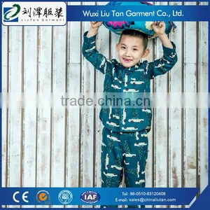 Hot Sale Baby Pajama Jumpsuie in Printted Flannel Fabric thumbnail-2