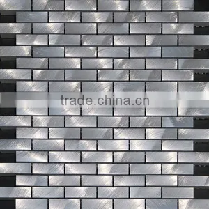 Brushed Aluminum Mosaic Strip Metal Mosaic thumbnail-1