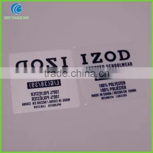 T-shirt Care Label Heat Press T-shirt Heat Transfer Care Labels thumbnail-3