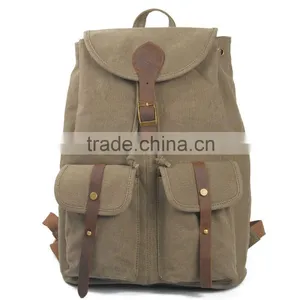 2016 Fashion Laptop Wholesale Blank Canvas Backpacks For School Student Backpack Bag thumbnail-2