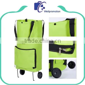 Polyester Reusable Shopping Folding Trolley Bag Supermarket thumbnail-5