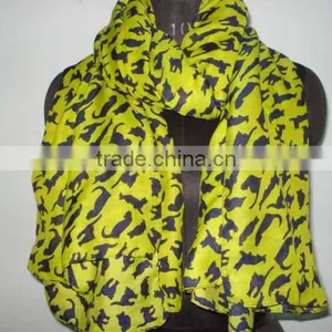 COTTON PRINTED SCARF 2014 thumbnail-1
