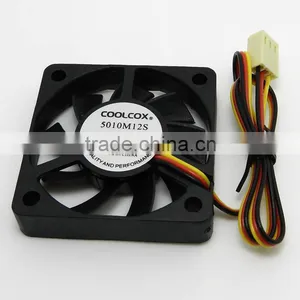 CoolCox 50x50x10mm DC Axial Fan ,5010 Small Exhaust Fan,dc Fan 50mm,5v 12v 24v dc Fan thumbnail-3
