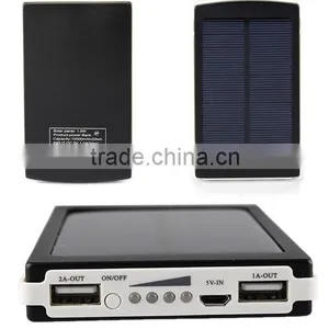 10000mah Solar Charger With Doubel Output Ports and LED Indicator thumbnail-3