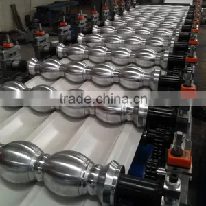 High ProductionMetal Steel Roof Tile Roll Forming Making Machine, Glazed Roof Tile Roll Forming Making Machine thumbnail-2