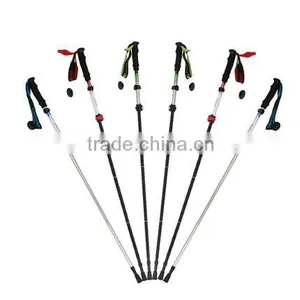 Alumium7075 Telescopic Adjustable Trekking Pole Nordic Folding Walking Stick thumbnail-2
