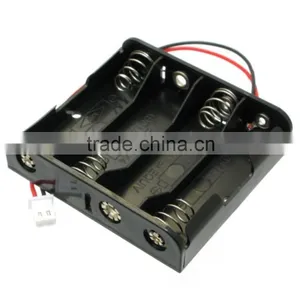 Battery Tray 4 AA Stud and Socket 4AA Plastic Battery Holder Plastic Battery Case thumbnail-5