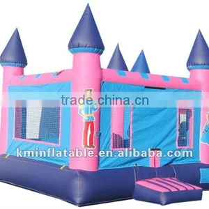 Princess and Prince Inflatable Castle Bouncer thumbnail-1