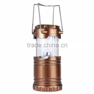 Ultra Bright Portable LED Camping Lantern Solar Flashlight thumbnail-4