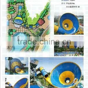 Hot Sale Big Tornado Fiberglass Water Slide Water Park Equipment for Sale-Wangming International thumbnail-4