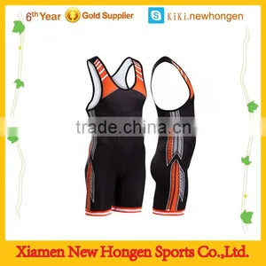 Low Cut Custom Wrestling Singlet Wholesale thumbnail-1